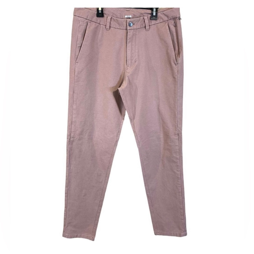 Lululemon Mens Pants Pink Size 33 ABC Slim Utilitech Lightweight Preppy Summer